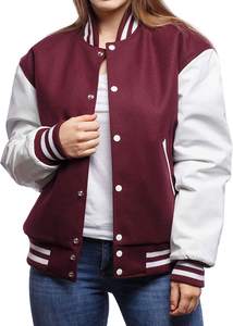 Wholesale Trending Plus Size <b>Men's</b> Casual Varsity <b>Jacket</b> Custom Logo Baseball <b>Letter</b> Streetwear College Letterman Winter Knitted - Product Image 3