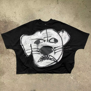 Camiseta de Hombre, Nuevo Estilo Moderno, 100% Fibra de Bambú, Manga Corta, Personalizable, Fácil de Usar, Informal, Transpirable, para Uso en Exteriores - Product Image 3