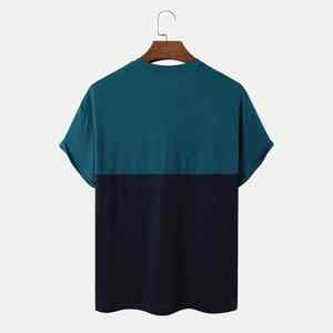 Camiseta Formal Extra Grande para Hombre con Estampado de Caligrafía China, de Algodón Orgánico de Secado Rápido, 180g, Blanca, Manga Corta, Cuello Redondo - Product Image 2