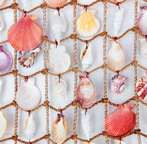 กระดิ่งลมเปลือกหอยสไตล์ชายหาด ของตกแต่งแขวนกลางแจ้งสำหรับสวน ระเบียง คาเฟ่ - Product Image 1