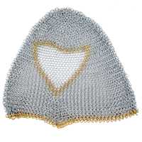 maille de chaîne artisanale, maille de chaîne ancienne, maille de chaîne médiévale, maille de chaîne à maillons butés, maille de chaîne rivetée, robe en maille de chaîne