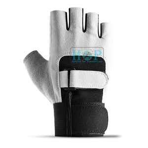 Custom Logo Workout Wear Weightlifting <b>Gloves</b> Cross-fit Workouts Palm Protection Training Half Finger Gym Fitness <b>Gloves</b> - Product Image 1