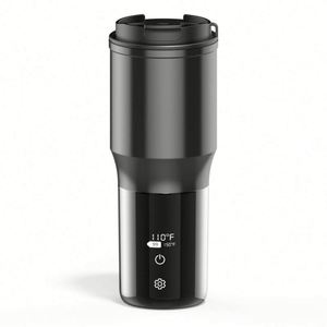 450ml Large-Capacity Portable Wireless Heated Water Cup <b>Smart</b> Constant-Temperature Car Mug - Product Image 1
