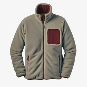 Cropped <b>Sherpa</b> <b>Jacket</b> <b>For</b> <b>Women</b> Relaxed Fit Soft Fleece Outerwear <b>For</b> Casual Streetwear And Seasonal Fashion Collections - Product Image 4