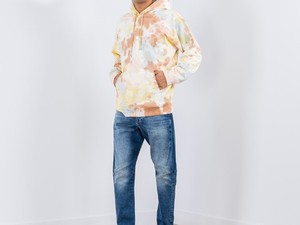 Sudadera con Capucha de Manga Larga Tie-Dye para Hombre, Sudadera Informal con Capucha y Cordón Ajustable, Bolsillo Delantero - Product Image 2