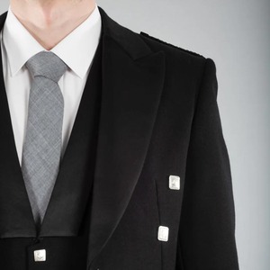 Elegante Chaqueta de Vestir Escocesa para Hombre Prince Charlie, 100% Lana, Diseño Sólido, Temporada de Invierno, Servicio OEM Disponible - Product Image 2