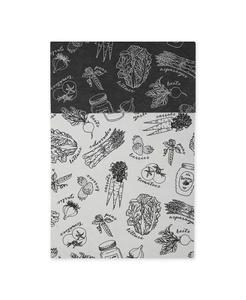 Collezione di fodera per frigorifero Non adesiva, tagliata per adattarsi, 12x24 ", stampa del mercato nero, 6 pezzi | Importazioni di Design - Product Image 2