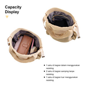 Sac à dos convertible Hody GINNY BAG imperméable avec poignée rétractable, compartiment pour ordinateur portable et fermeture éclair - Product Image 3