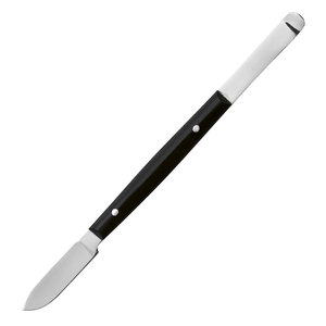 Couteau à cire, manche en plastique noir, petit, 130 mm, instrument dentaire double-embout, pour sculpture de cire en laboratoire dentaire - Product Image 3