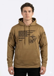 ผู้ผลิตเสื้อฮู้ดดี้เปล่าแบบหนา 350GSM แบบกำหนดเอง เสื้อฮู้ดดี้และเสื้อสเวตเชิ้ตผู้ชายแบบโอเวอร์ไซส์สั่งทำได้ - Product Image 3
