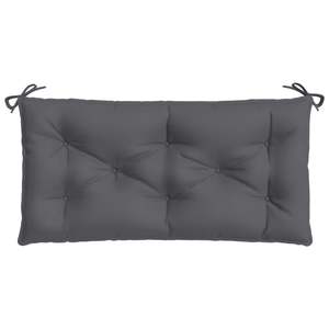 Coussin de banc de jardin en tissu Oxford anthracite 100% polyester, coussins et oreillers d'extérieur - Product Image 4