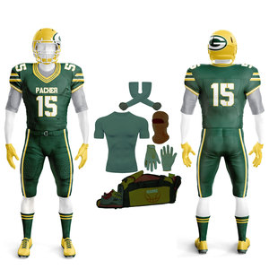 Paquete de Uniformes de Fútbol Americano con Servicio OEM – Ropa de Entrenamiento Juvenil, Kit Personalizado que Incluye Pantalones Cortos, Mochila, Guantes y Calcetines - Product Image 4
