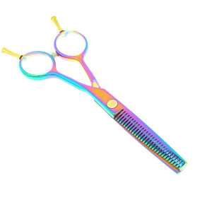 Ciseaux de coiffure professionnels en acier inoxydable de 5,5 pouces avec pointe affûtée pour salon de barbier, ciseaux à effiler pour la beauté - Product Image 3