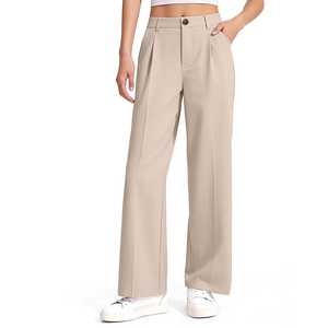 Pantalon d'école à taille élastique, pantalon large, pantalon de cérémonie, uniforme scolaire pour filles, style preppy, école primaire - Product Image 1