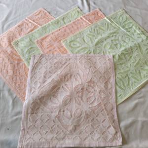 Fundas de cojín con apliques hechos a mano, fundas de cojín para decoración del hogar, fundas de cojín con trabajo de calado indio - Product Image 3