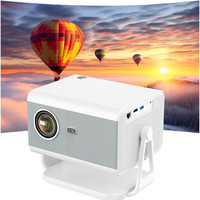 Prix plus bas pour un projecteur vidéo Android 1080P 600 Ansi Lumen, compatible 4K 8K, lecteur multimédia pour cinéma maison intelligent, Proyector