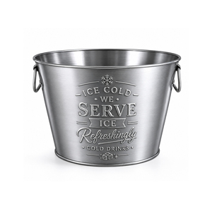 Embossed <b>5</b> Gallon Galvanized <b>Iron</b> Drink Tub - Product Image 1