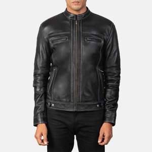Best Quality Leather Jacket Waterproof Casual Wear Leather Jacket Suitable Price - Product Image 1