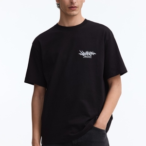 T-shirts pour hommes, fabricant professionnel, 100% coton, col rond, coupe ample - Product Image 4