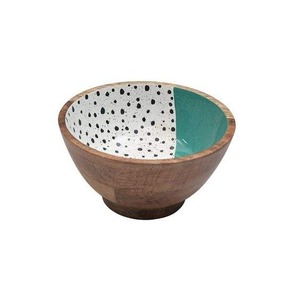 Bol de service en bois naturel de qualité supérieure pour la table à manger à la maison, construction durable, finition lisse, idéal pour servir des repas sains - Product Image 2