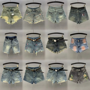 Shorts de Mezclilla Elásticos para Mujer, Estilo Nuevo, Tallas Grandes, para Chicas Gorditas, 2025 - Product Image 6