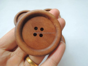 Vintage Sweater Handmade Wooden Sewing <b>Buttons</b> for Shirt Flat 2 Holes 4 Holes Wooden <b>Buttons</b> Clothing Wood <b>Buttons</b> for Crafts - Product Image 6