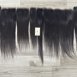 Raw Venta caliente 5x5 13x4 13x6 HD encaje recto vietnamita pelo suizo HD Frontal y cierre cabello humano - Product Image 5