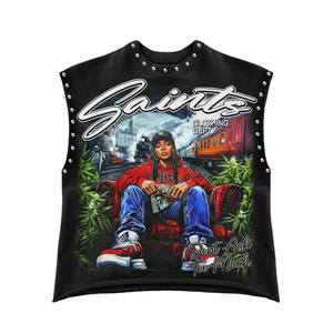 Custom <b>Logo</b> Oversize Print Designs 100% Cotton Heavy Weight Acid Washed Short Sleeve Breathable Street Style Men's T-Shirts - Product Image 1