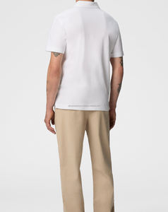 Demi-manches pour homme Polo T-Shirt col personnalisé 100% coton motif solide brodé tricoté pour Polo Shirt - Product Image 3