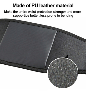 Ceinture de musculation, ceinture de soutien lombaire pour la musculation avec chaîne métallique - Product Image 3