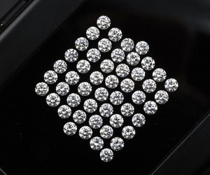 Diamant de laboratoire de 3,2 mm, couleur D, taille brillant rond, certifié IGI, OM GEMS ou paire de boucles d'oreilles et bague de fiançailles pour la fabrication de bijoux - Product Image 4