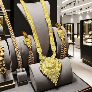 Venta al por mayor 14K 18K 24K Micro Gold Wedding Long Jewelry Set, Micro Forming Long Jewelry Set, Diseño tradicional Long Jewelry Set. - Product Image 2