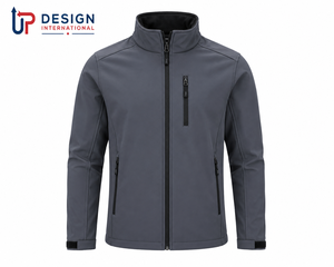 Veste softshell pour homme personnalisée, imperméable, coupe-vent, doublée de polaire, pour la randonnée en plein air, vêtements de travail, avec impression de logo - Product Image 1