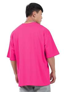 T-shirts amples et décontractés de sport et d'extérieur, couleur rose, coupe ample, épaules tombantes, qualité supérieure, respirants, grandes tailles - Product Image 1