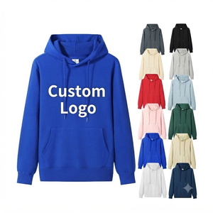 Sweats à capuche pour hommes, vêtements épais de haute qualité, logo personnalisé brodé, motif uni, nouveau produit tendance, impression de logo personnalisé, coton. - Product Image 2