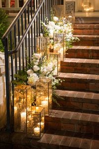 Customised Golden Hanging & Table Top Outdoor Indoor Glass Candle Holder Event Decor Floor & Hanging <b>Lantern</b> - Product Image 6
