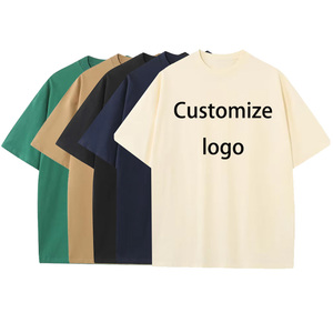 Camisetas de Algodón Extra Grandes Personalizadas para Hombre, Estilo Vintage, Corte Holgado, Manga Corta, Informal, 100% Algodón - Product Image 2