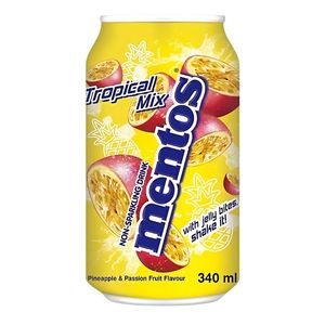Bebida Carbonatada Tropical Mentos Sparkling con Sabor a Piña y Fruta de la Pasión, Refresco Refrescante, Venta al por Mayor OEM 24H - Product Image 5