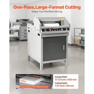 Massicot électrique professionnel en métal, largeur de coupe 18 pouces, épaisseur de coupe 1,57 pouce, guillotine infrarouge - Product Image 2