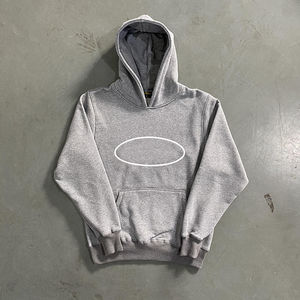 Ensemble survêtement pour homme en molleton de coton épais de haute qualité, avec sweat à capuche imprimé et pantalon évasé, style streetwear décontracté - Product Image 2