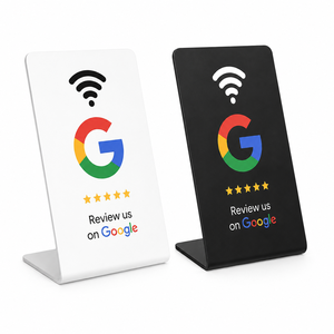 Support d'affichage NFC sans contact en PVC pour la collecte de commentaires clients et la croissance de la réputation de l'entreprise - Product Image 2