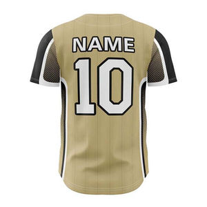 Nouveau maillot de baseball sportif à col en V boutonné, uniforme de baseball personnalisable avec broderie et logo imprimé, maillot de baseball en mesh - Product Image 5