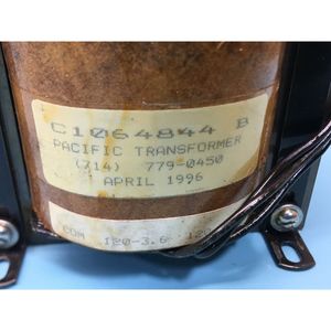 Transformador Pacific Transformer C1064844, Verteq - Equipo y Piezas de Semiconductores de Confianza de Marca Global - Product Image 3