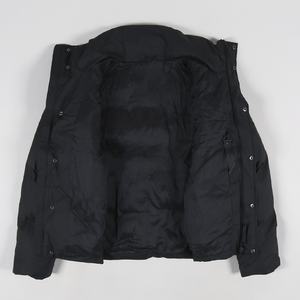 Veste matelassée imperméable pour homme en gros personnalisée avec col montant, broderie logo sur le devant, à capuche par Antom Enterprises - Product Image 2