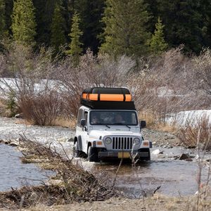 Heavy Duty 51\"x36\"x5\" Roof Rack for <b>Cars</b> Waterproof Cargo Carrier Basket with Elastic Net Attachment <b>Hooks</b> and Ratchet - Product Image 5