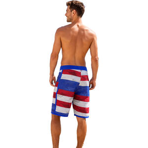 Pantalones Cortos Deportivos Casuales para Hombre, Talla Grande, Diseño de Rayas de Pescado Impresas en 3D, Cintura Elástica Cómoda, Lona - Product Image 2