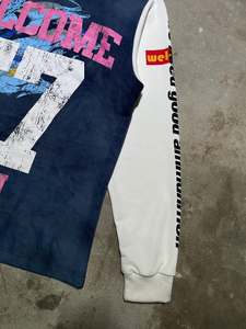 เสื้อยืดสตรีทแวร์ผ้า Lembro Industry 240 GSM สำหรับผู้ชาย ผ้าฝ้ายเทอร์รี่ 100% คุณภาพสูง แห้งเร็ว ระบายอากาศได้ดี ตัวอักษรพิมพ์ด้านหน้าขนาดใหญ่ - Product Image 3