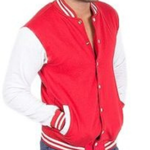 Nouvelle mode, vente en gros, veste de baseball en molleton de coton personnalisée pour hommes, avec logo brodé sur la capuche, vestes varsity unisexes - Product Image 4