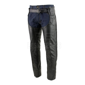 Chaps en cuir pleine fleur à faible MOQ, design flexible offrant une liberté de mouvement et un confort optimal - Product Image 2