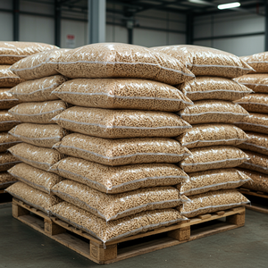 Biomasse durable : granulés de bois préparés à partir de résidus de bois naturels pour l'exportation en vrac, combustible pour le chauffage et les centrales électriques - Product Image 6